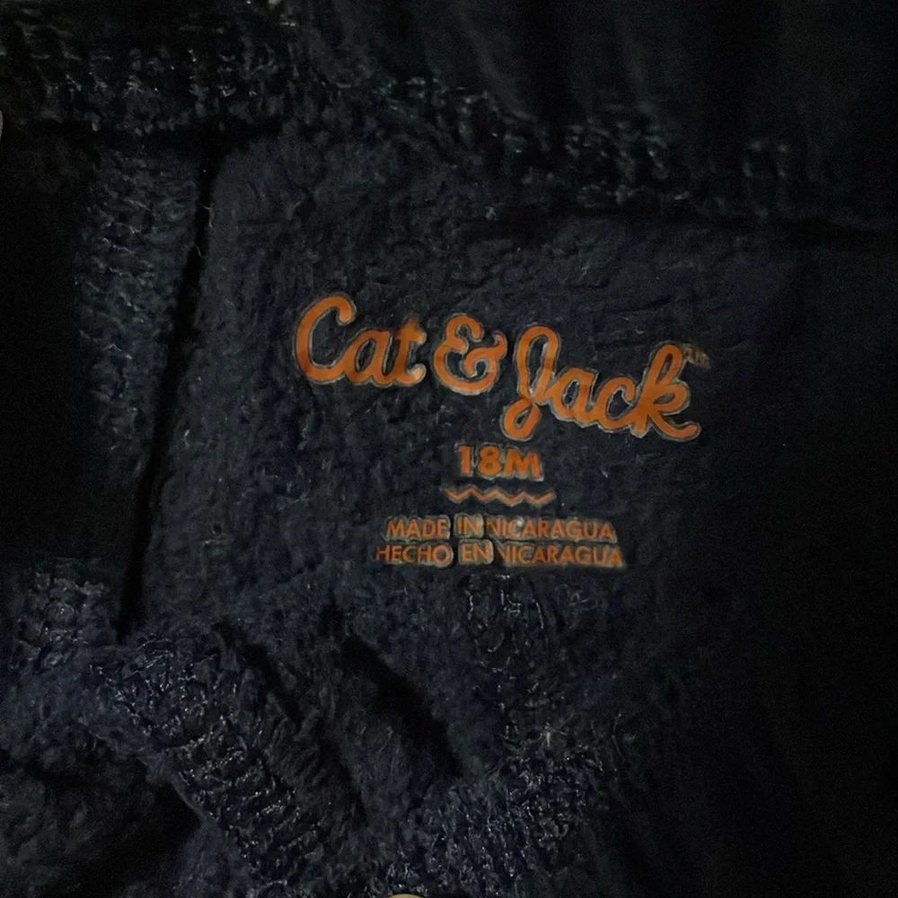 Cat & Jack navy blue pull on pantss 18 M